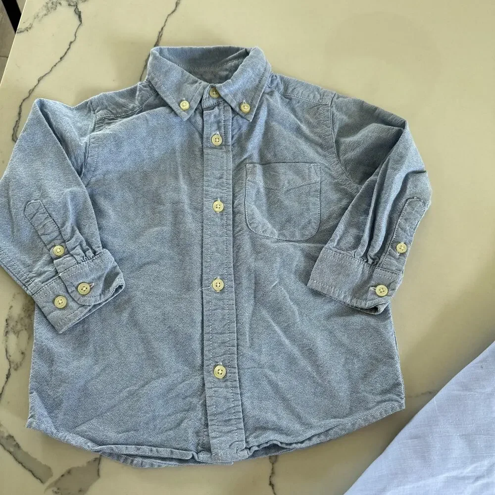 Blue Dress Shirt Bundle - Edgehill & Children's Place - 18 Months